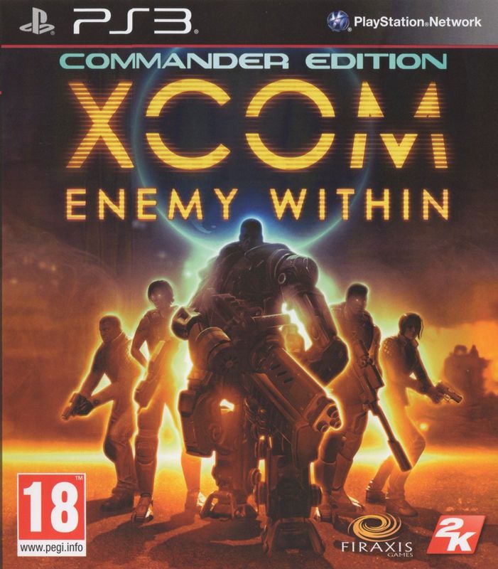 XCOM: Enemy Within: Commander Edition box art for Playstation 3